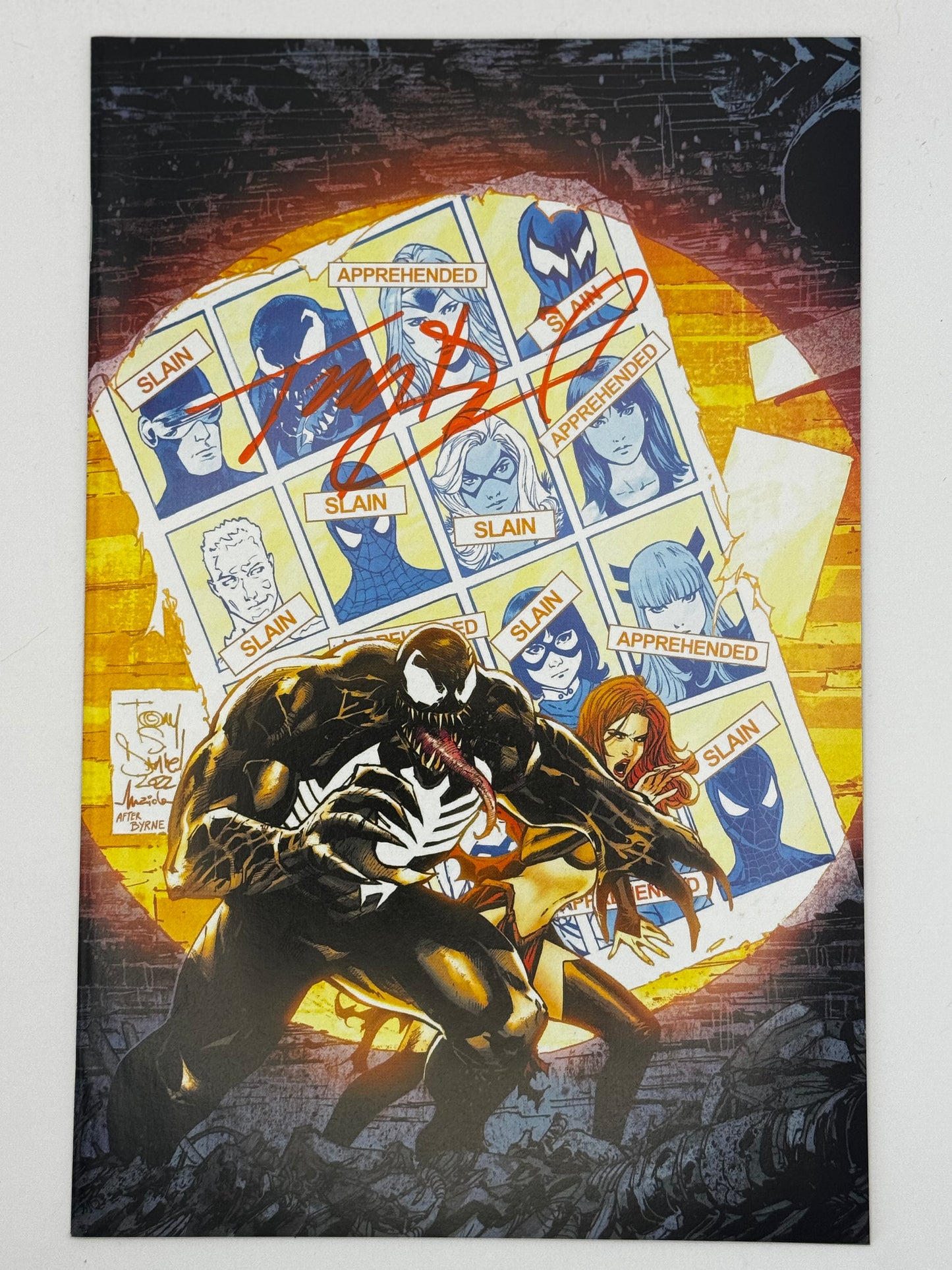 VENOM #13 SIGNED Tony Daniel EXCL Virgin VAR w/COA