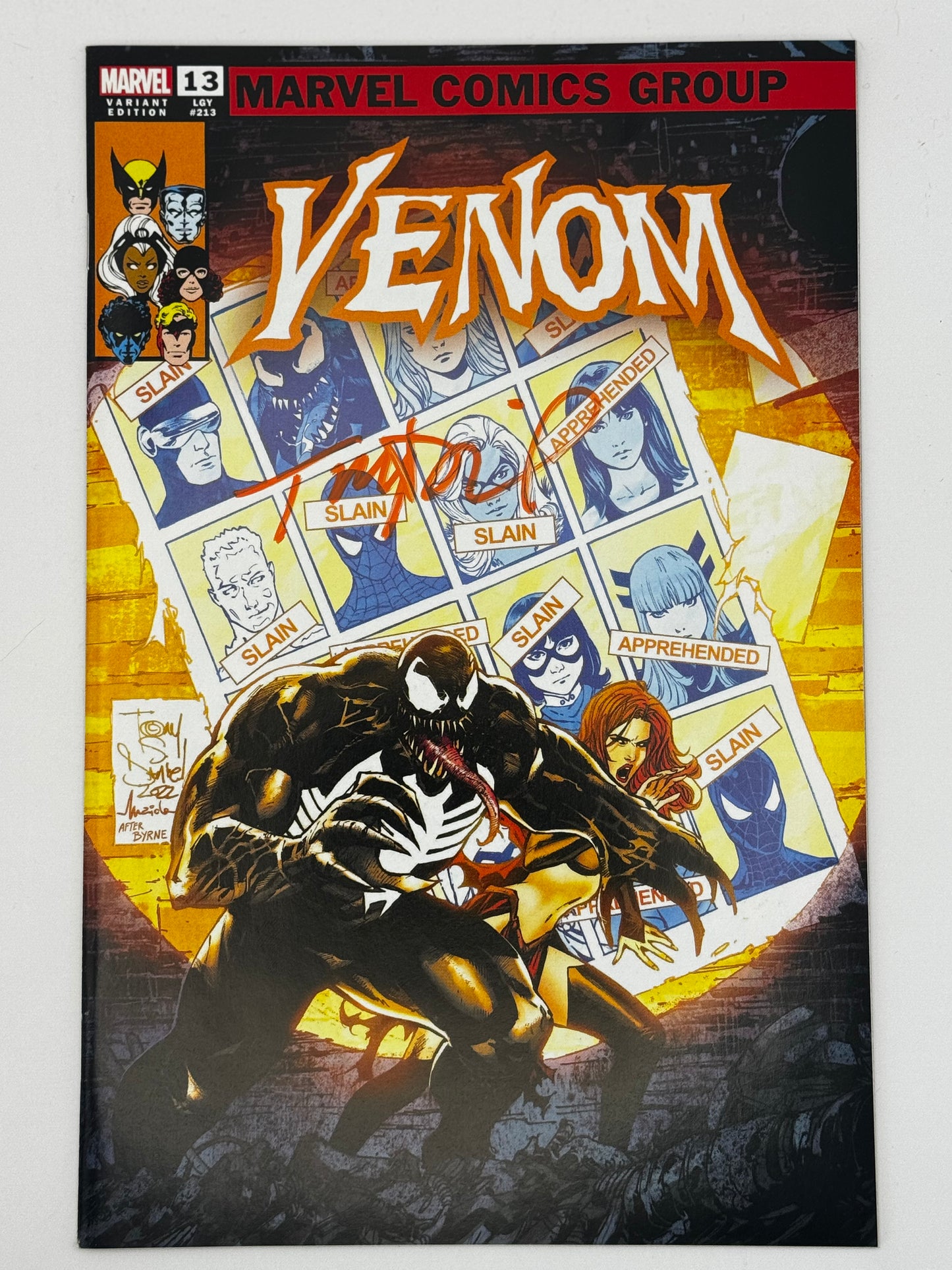 VENOM #13 SIGNED Tony Daniel EXCL VAR w/COA