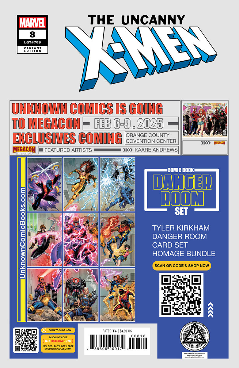 (Signed W/ COA) Uncanny X-Men #8 Unknown Comics Leirix Exclusive Virgin Var (06/2025)