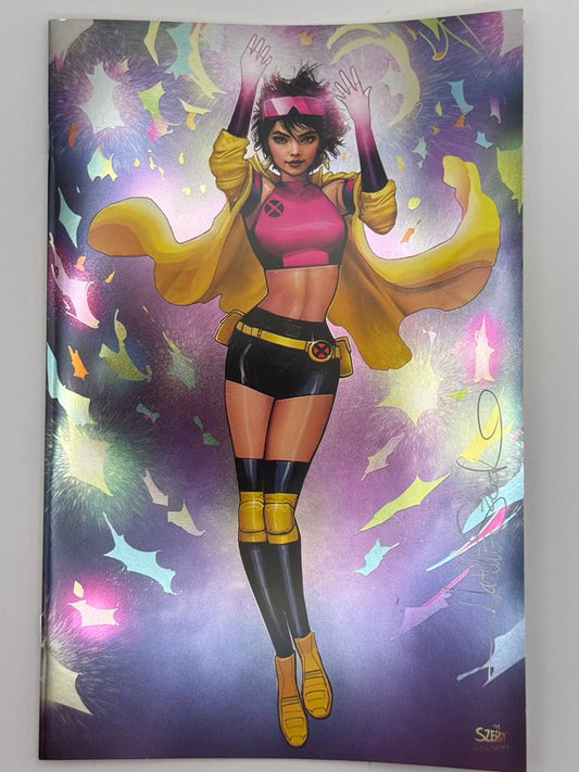 [SIGNED W/ COA] [FOIL] UNCANNY X-MEN #244 FACSIMILE UNKNOWN COMICS NATHAN SZERDY EXCLUSIVE VIRGIN NYCC 2024 VAR [IN STOCK]