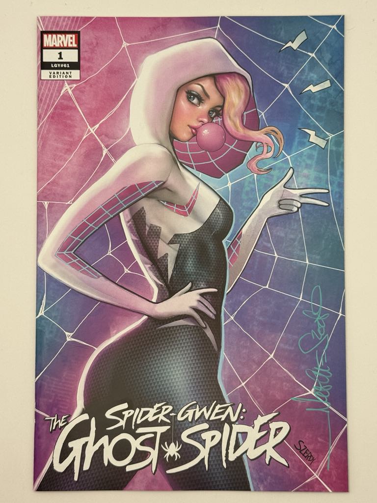 [SIGNED W/ COA] SPIDER-GWEN: THE GHOST-SPIDER #1 UNKNOWN COMICS NATHAN SZERDY EXCLUSIVE VAR [IN STOCK]