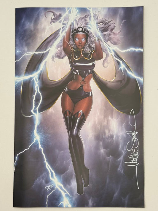[SIGNED W/ COA] STORM #2 UNKNOWN COMICS NATHAN SZERDY EXCLUSIVE VIRGIN VAR [IN STOCK]