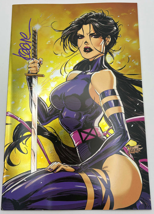 [SIGNED W/COA] [FOIL] X-Men #10 Unknown Comics Kaare Andrews Exclusive Virgin Megacon 2025 Var [IN STOCK]