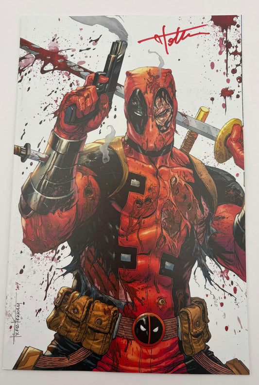 [SIGNED W/COA] Deadpool / Wolverine #1 Unknown Comics Tyler Kirkham Exclusive Virgin Var [IN STOCK]
