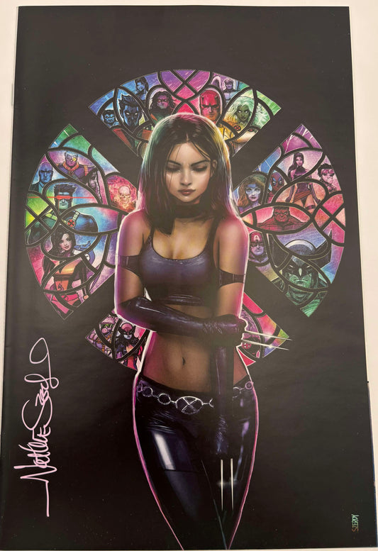 [SIGNED W/ COA] WOLVERINE #40 [FALL] UNKNOWN COMICS NATHAN SZERDY EXCLUSIVE VIRGIN VAR [IN STOCK]