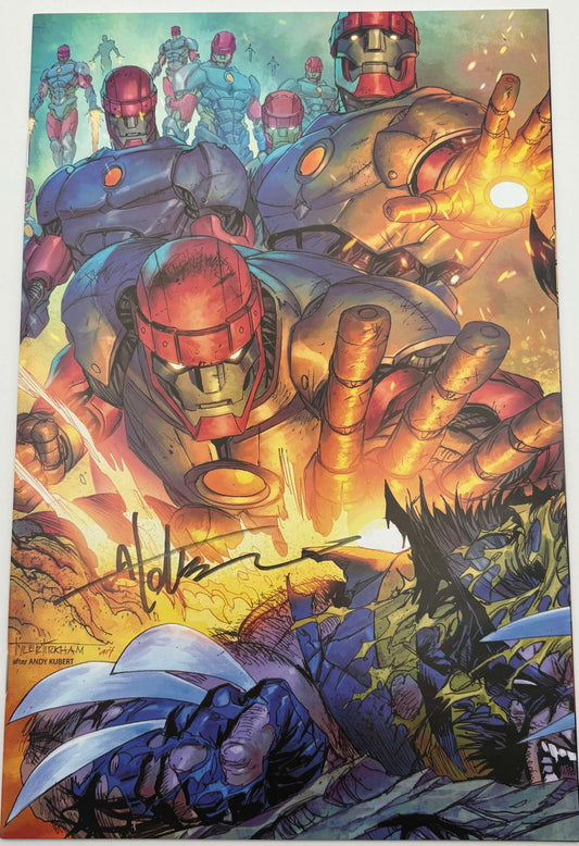 [SIGNED W/ COA] WOLVERINE #41 UNKNOWN COMICS TYLER KIRKHAM EXCLUSIVE VIRGIN VAR [IN STOCK]