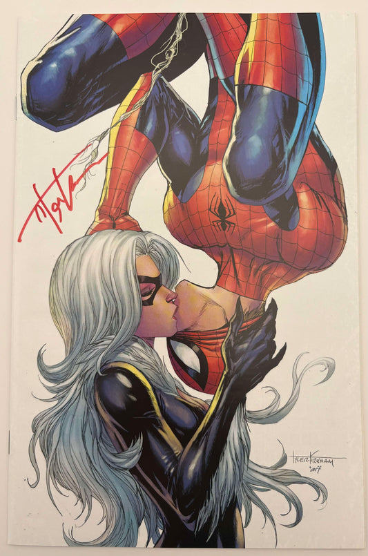 [SIGNED W/ COA] AMAZING SPIDER-MAN 43 UNKNOWN COMICS TYLER KIRKHAM EXCLUSIVE VIRGIN VAR [GW] [IN STOCK]