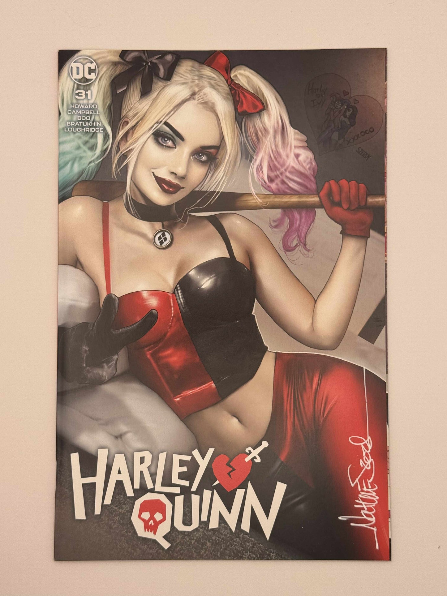 [SIGNED W/ COA] HARLEY QUINN #31 NATHAN SZERDY (616) EXCLUSIVE VAR [IN STOCK]