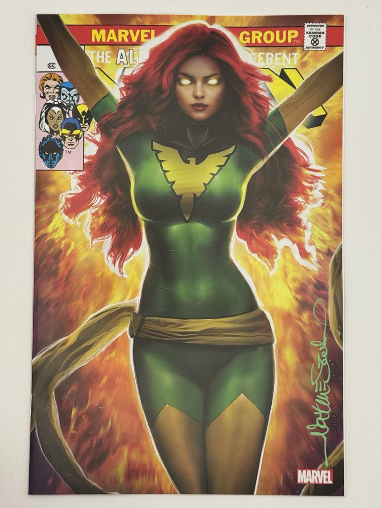 [SIGNED W/ COA] X-MEN #101 FACSIMILE EDITION UNKNOWN COMICS NATHAN SZERDY EXCLUSIVE GREEN VAR [IN STOCK]