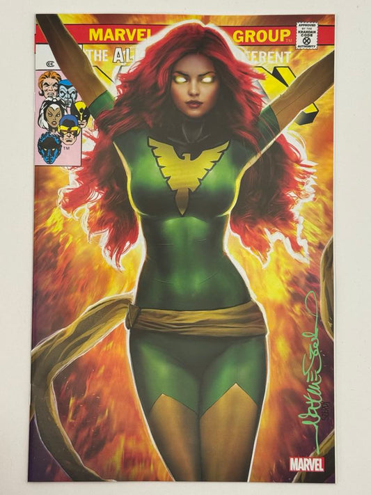 [SIGNED W/ COA] X-MEN #101 FACSIMILE EDITION UNKNOWN COMICS NATHAN SZERDY EXCLUSIVE GREEN VAR [IN STOCK]