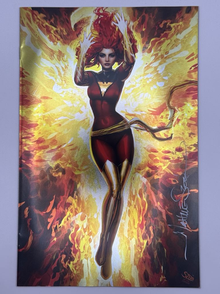 [SIGNED W/ COA] [FOIL] PHOENIX #4 NYCC UNKNOWN COMICS NATHAN SZERDY EXCLUSIVE VIRGIN VAR [IN STOCK]