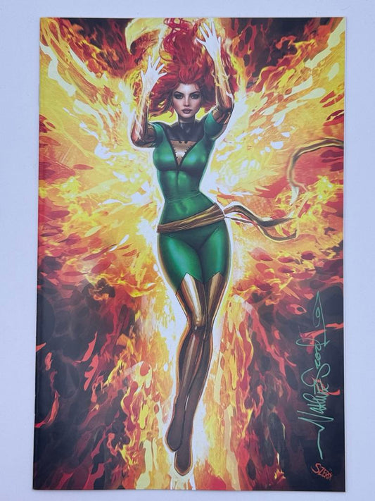 [SIGNED W/ COA] PHOENIX #1 UNKNOWN COMICS NATHAN SZERDY VIRGIN VAR [IN STOCK]