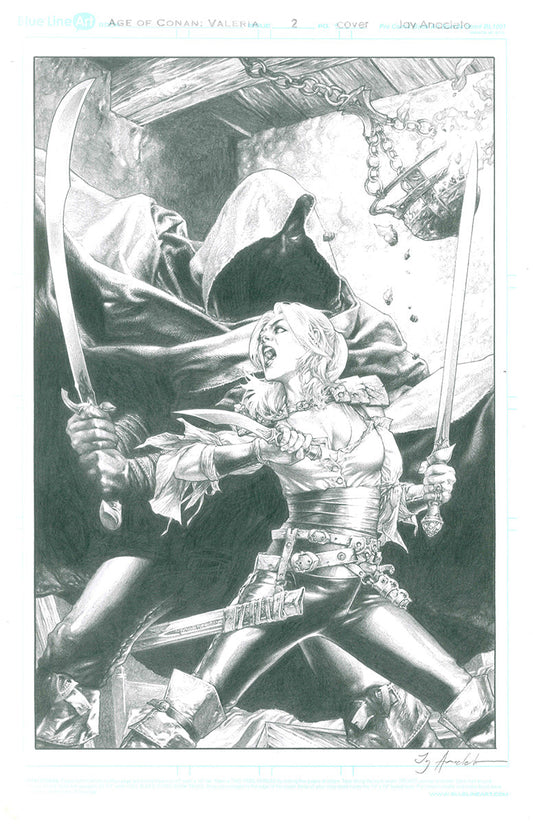 Age of Conan: Valeria #2 by Jay Anacleto [ORIGINAL ART]