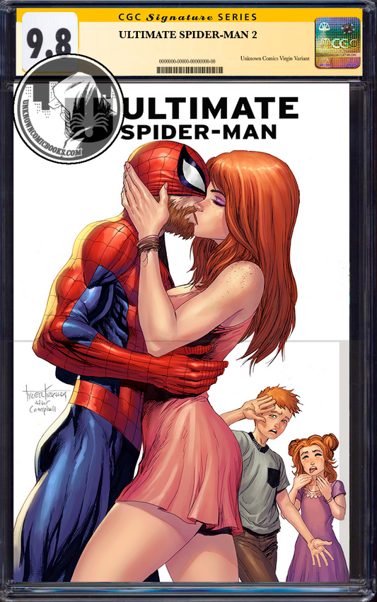 ULTIMATE SPIDER-MAN #2 UNKNOWN COMICS TYLER KIRKHAM  EXCLUSIVE VAR [CGC YELLOW LABEL] (08/28/2024)