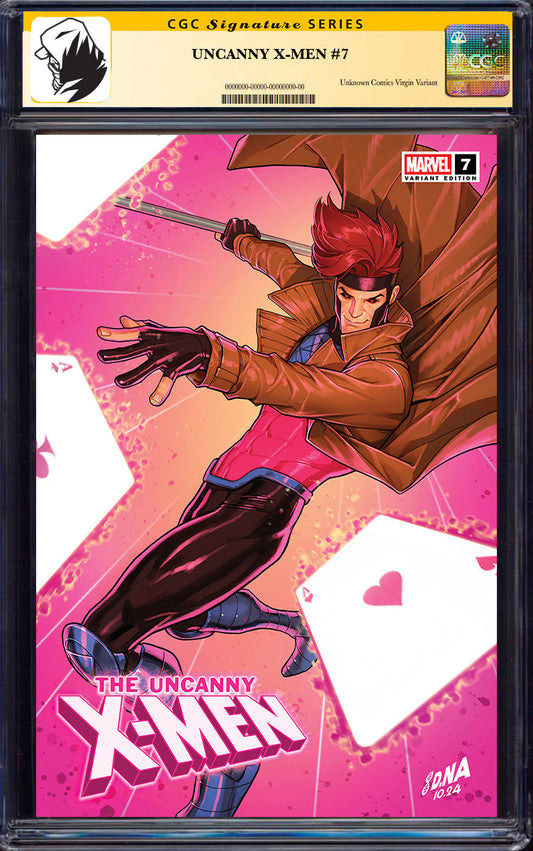 [SIGNED CGC 9.6+ YELLOW LABEL] Uncanny X-Men #7 Unknown Comics David Nakayama Exclusive Var (03/25)