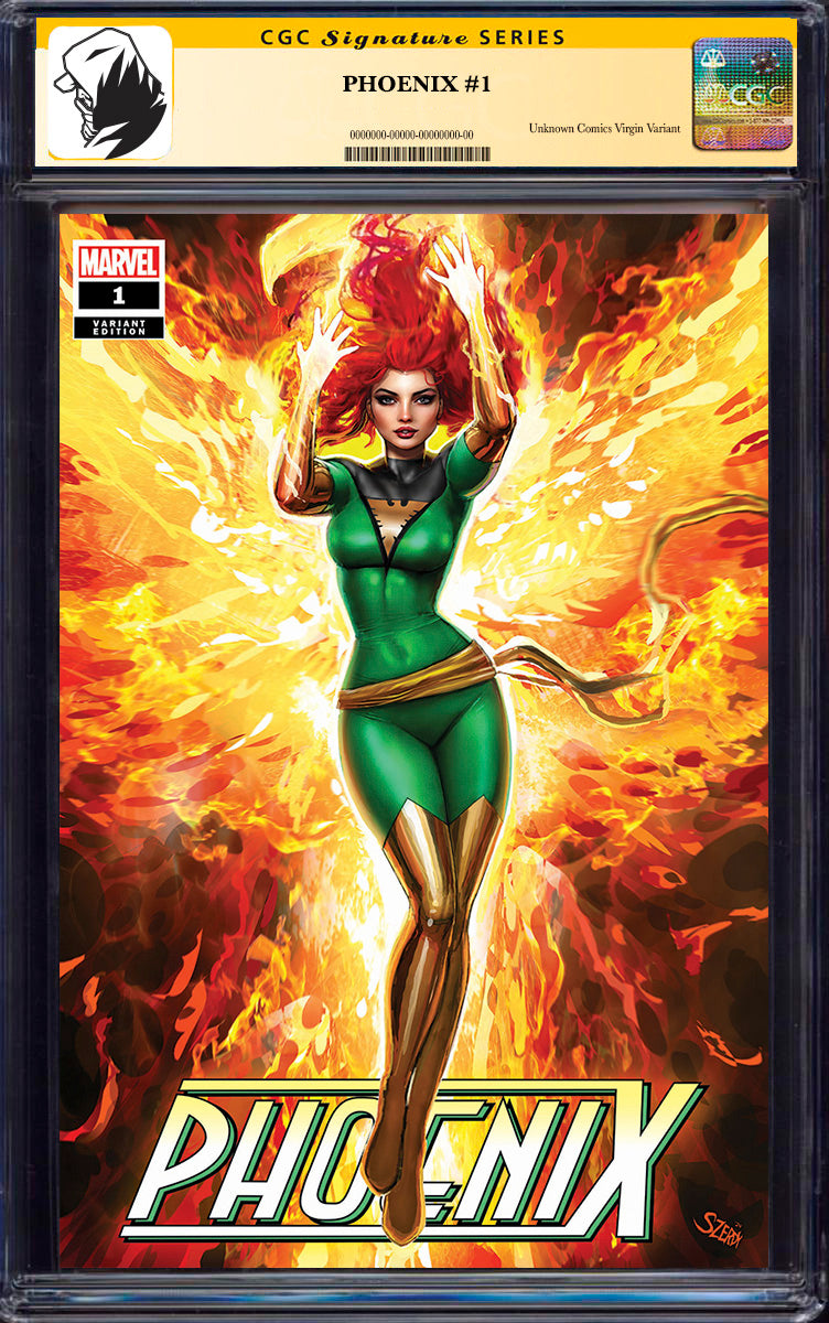 [SIGNED BY NATHAN SZERDY] PHOENIX #1 UNKNOWN COMICS NATHAN SZERDY VAR [CGC 9.6+ YELLOW LABEL] (01/29/2025)