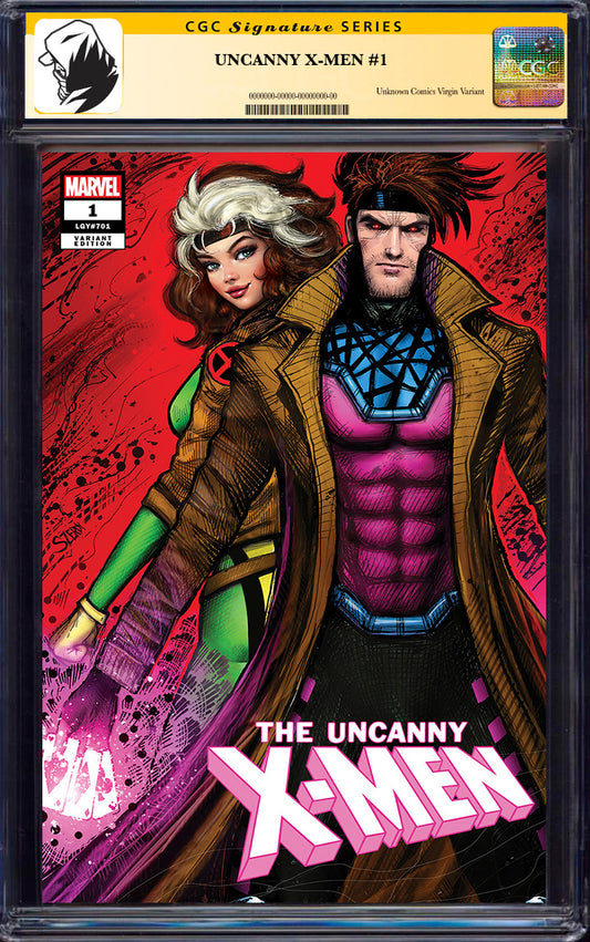 [SIGNED BY NATHAN SZERDY] UNCANNY X-MEN #1 UNKNOWN COMICS NATHAN SZERDY EXCLUSIVE VAR [CGC 9.6+ YELLOW LABEL] (01/29/2025)