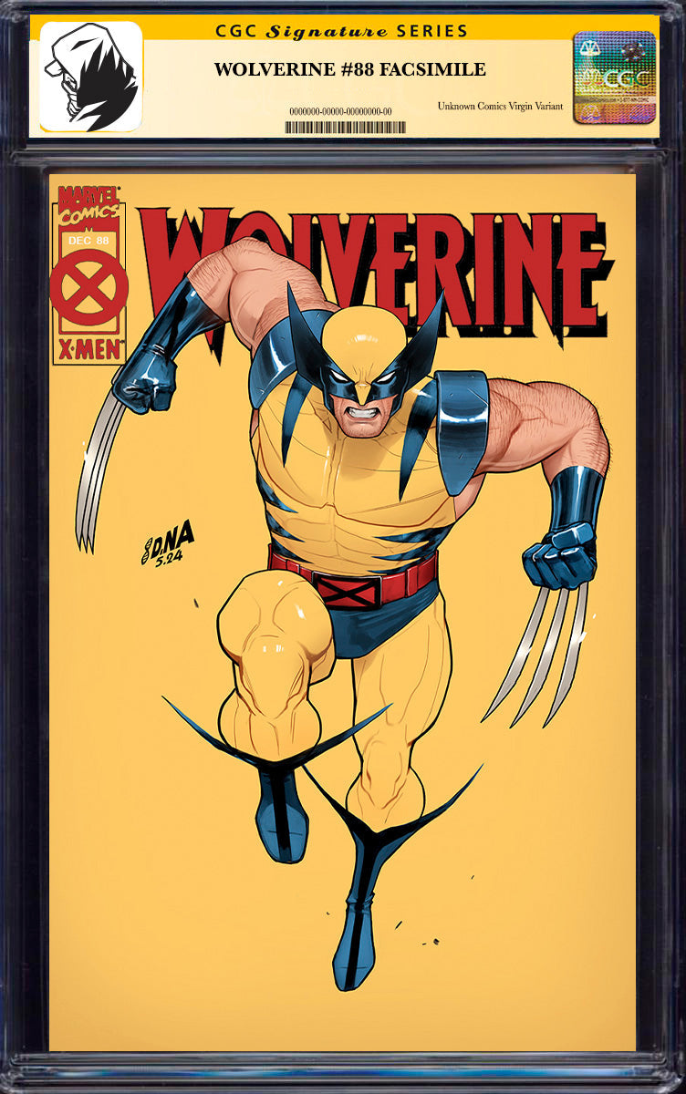 [SIGNED BY CAL DODD] WOLVERINE #88 UNKNOWN COMICS DAVID NAKAYAMA FACSIMILE VAR [CGC 9.6+ YELLOW LABEL] (03/26/2025)