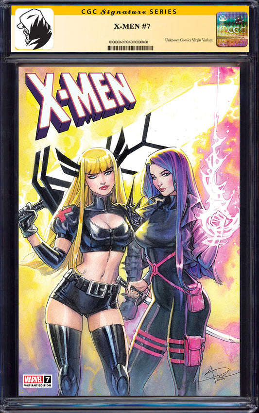 [SIGNED GCC] X-MEN #7 UNKNOWN COMICS SABINE RICH EXCLUSIVE VAR CGC 9.6 YELLOW LABEL(06/2025)