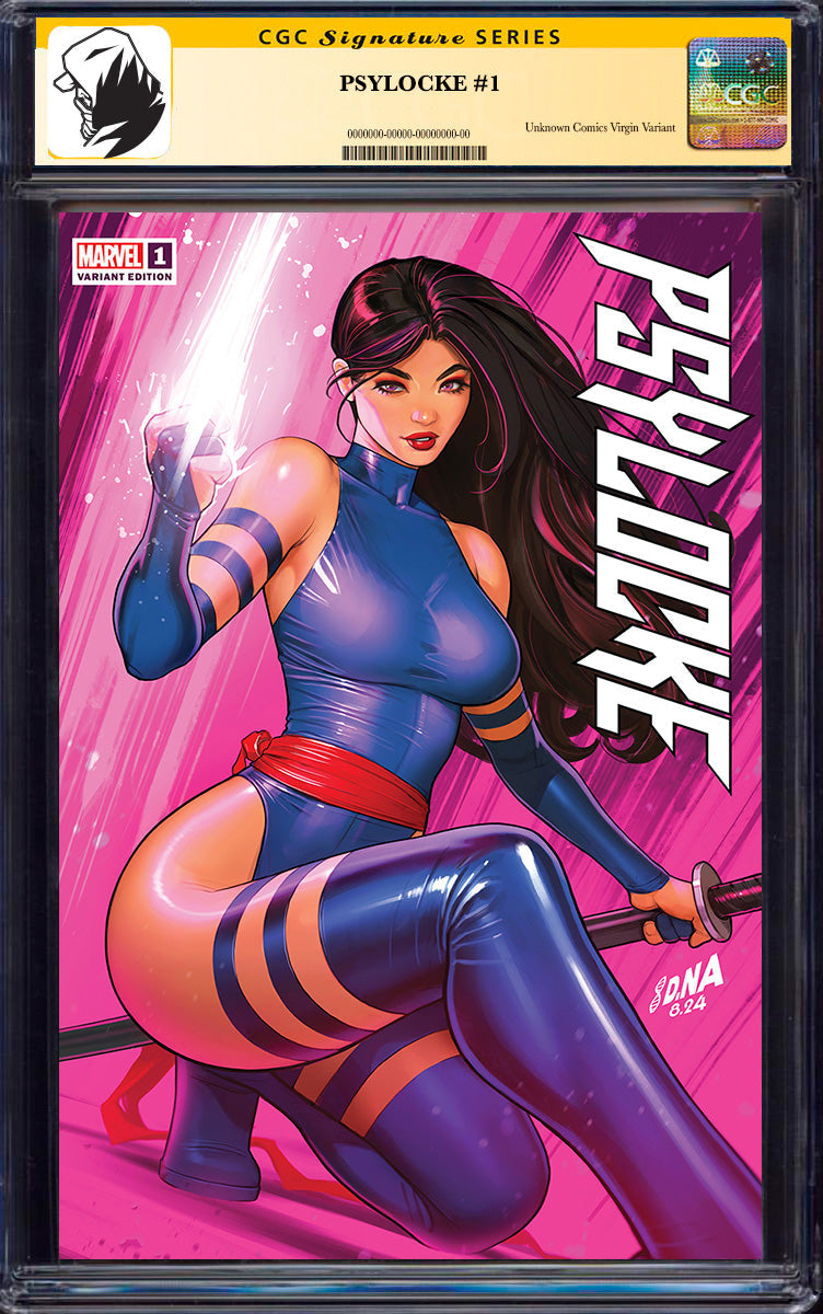 [SIGNED CGC] PSYLOCKE #1 UNKNOWN COMICS DAVID NAKAYAMA EXCLUSIVE VAR CGC 9.6 YELLOW LABEL (06/2025)