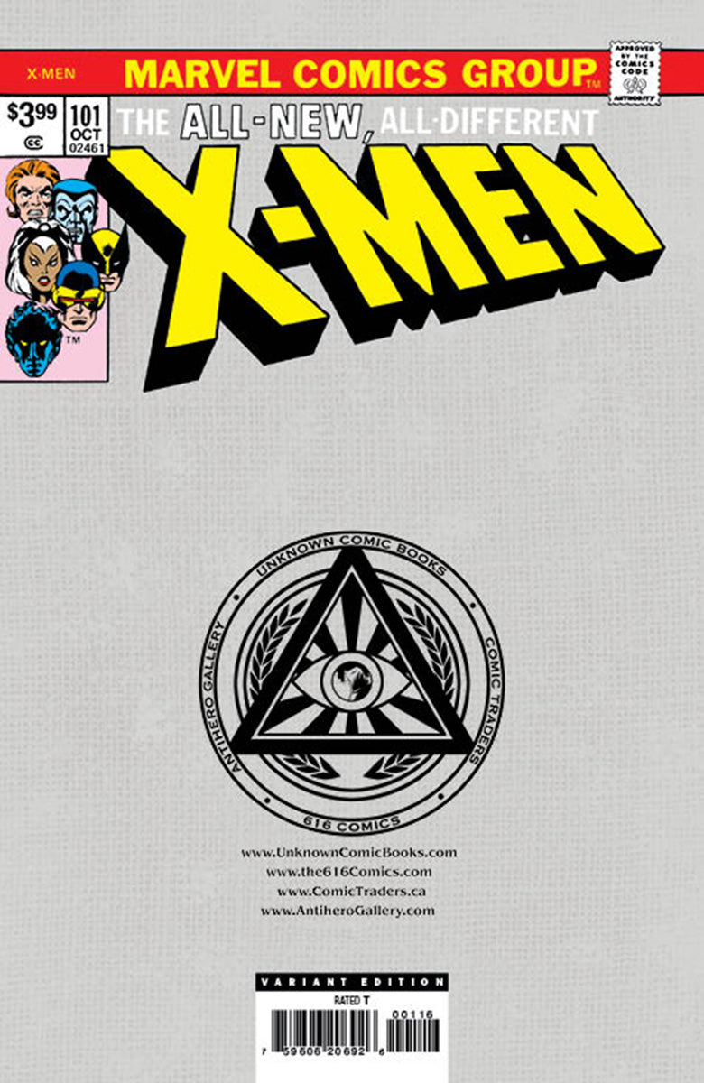 [SIGNED W/ COA] X-MEN #101 FACSIMILE EDITION UNKNOWN COMICS NATHAN SZERDY EXCLUSIVE RED VIRGIN CONVENTION VAR [IN STOCK]