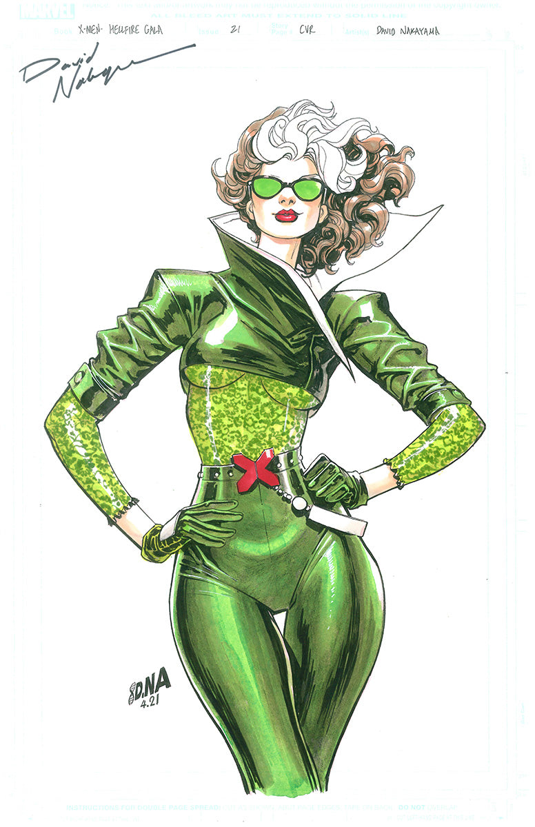 X-Men Hellfire Gala Rogue by David Nakayama [ORIGINAL ART]