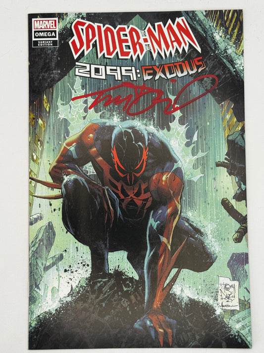 [SIGNED W/ COA] SPIDER-MAN 2099 EXODUS OMEGA TONY DANIEL EXCLUSIVE VAR [ IN STOCK]