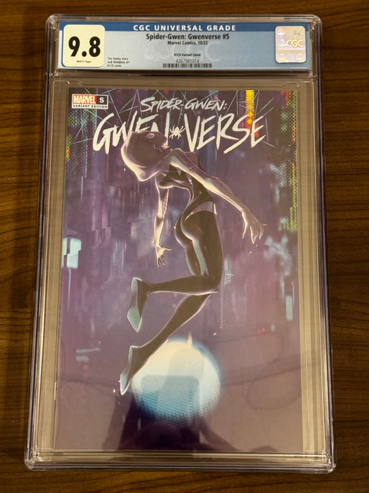 SPIDER-GWEN GWENVERSE #5 R1C0 EXCLUSIVE VAR CGC 9.8 BLUE LABEL [IN STOCK]