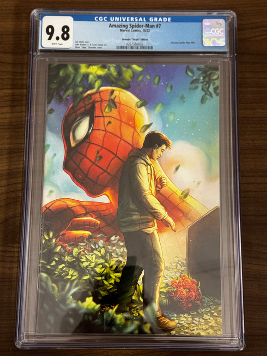 AMAZING SPIDER-MAN #7 & #8 CONNECTING EDGE EXCLUSIVE VIRGIN VAR CGC 9.8 BLUE LABEL [IN STOCK]