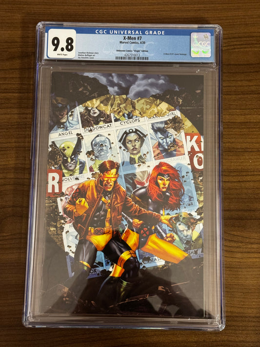 X-MEN #7 JAY ANACLETO C2E2 UNKNOWN COMICS EXCLUSIVE VIRGIN VAR CGC 9.8 BLUE LABEL [IN STOCK]
