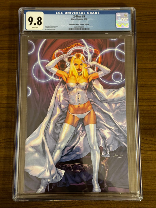X-MEN #9 JAY ANACLETO UNKNOWN COMICS EXCLUSIVE VIRGIN VAR CGC 9.8 BLUE LABEL [IN STOCK]