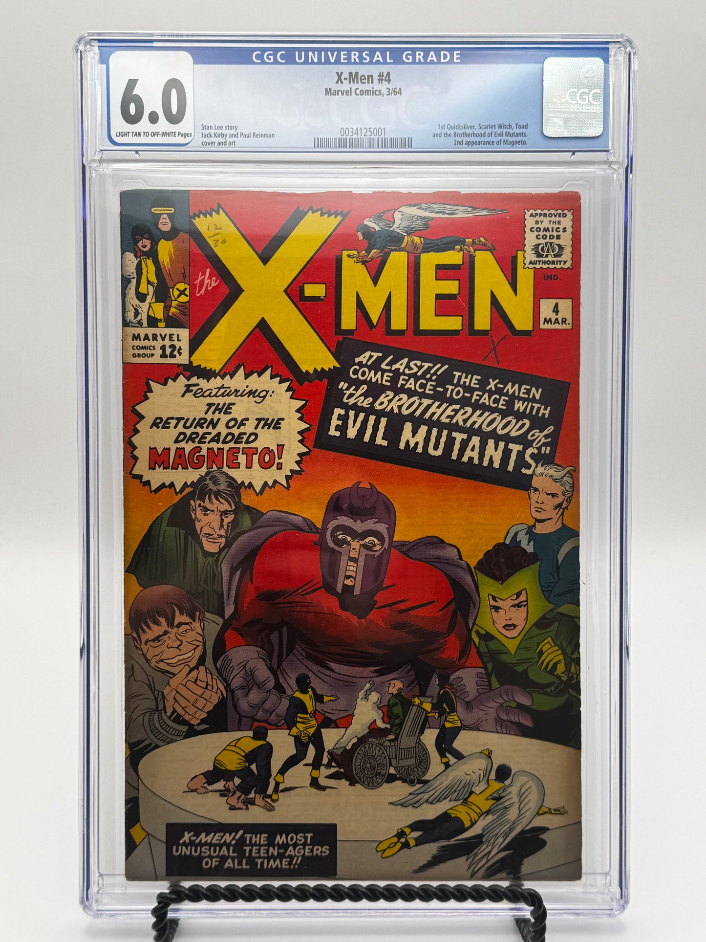 X-Men #4 CGC 6.0 BLUE LABEL 1964 [IN STOCK]