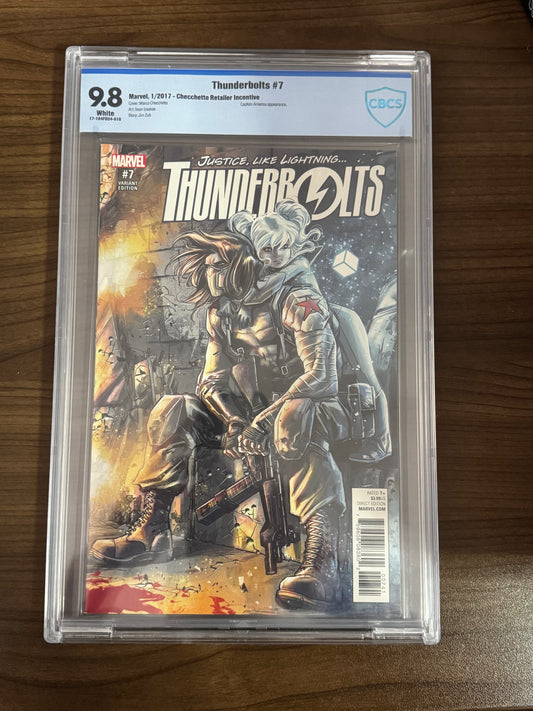 Thunderbolts #7 1:25 Winter Soldier CBCS 9.8 BLUE LABEL 2017 [IN STOCK]