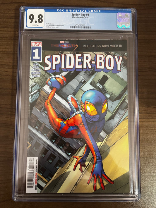 SPIDER-BOY #1 HUMBERTO RAMOS CGC 9.8 BLUE LABEL [IN STOCK]