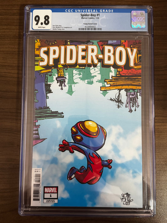 SPIDER-BOY #1 SKOTTIE YOUNG CGC 9.8 BLUE LABEL [IN STOCK]