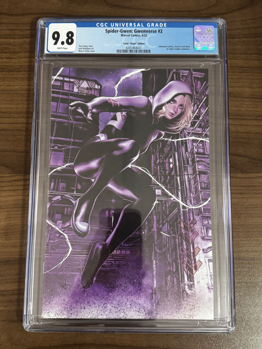 SPIDER-GWEN GWENVERSE #2 MARCO TURINI VIRGIN VAR CGC 9.8 BLUE LABEL [IN STOCK]
