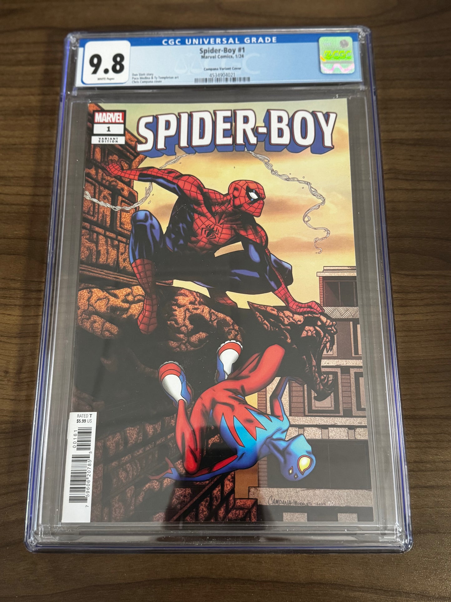 SPIDER-BOY #1 Chris Campana Var CGC 9.8 BLUE LABEL [IN STOCK]