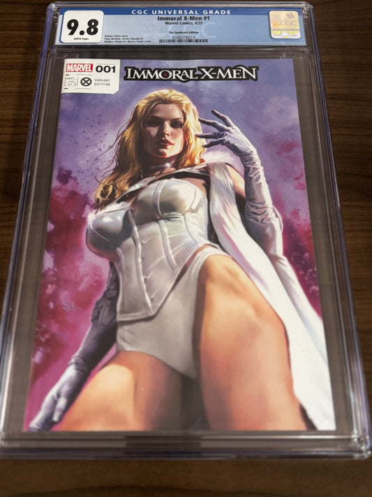IMMORAL X-MEN #1 MARCO TURINI EXCLUSIVE VAR CGC 9.8 BLUE LABEL [IN STOCK]