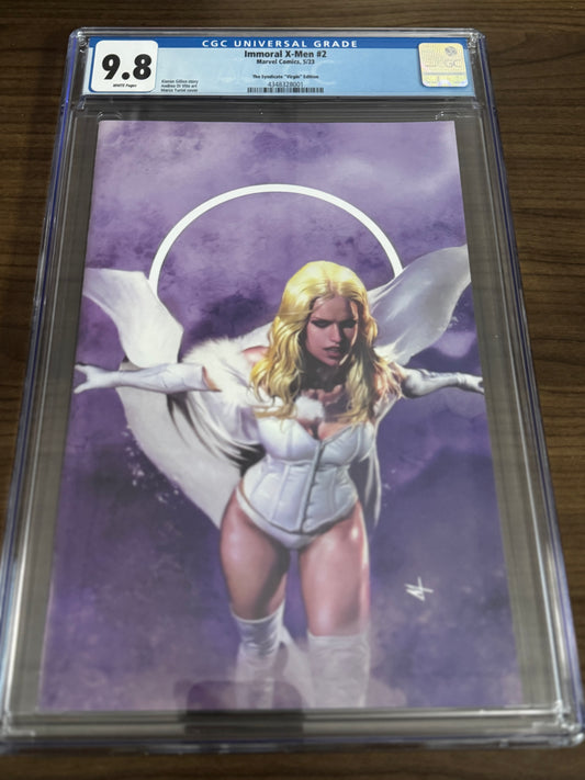 IMMORAL X-MEN #2 MARCO TURINI EXCLUSIVE VIRGIN VAR CGC 9.8 BLUE LABEL [IN STOCK]