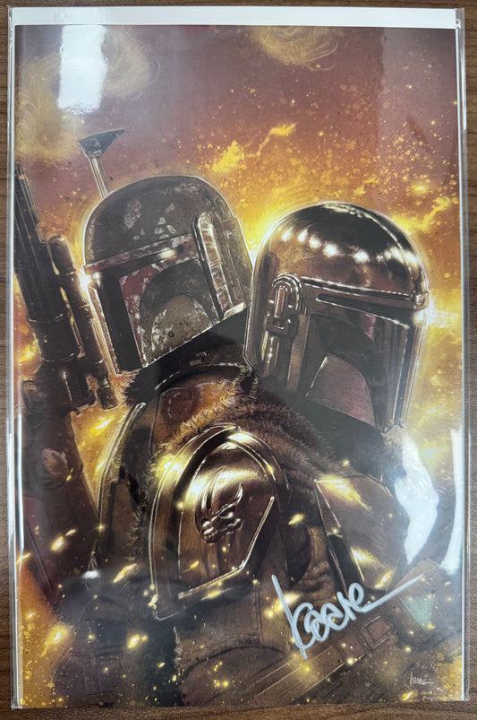 [SIGNED BY KAARE ANDREWS] STAR WARS: THE MANDALORIAN SEASON 2 #6 UNKNOWN COMICS KAARE ANDREWS EXCLUSIVE VIRGIN VAR [IN STOCK]