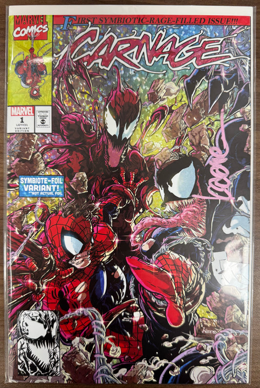 [SIGNED BY KAARE ANDREWS] CARNAGE #1 UNKNOWN COMICS KAARE ANDREWS EXCLUSIVE VAR [IN STOCK]