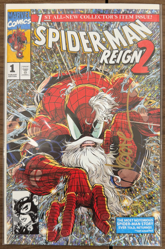 [SIGNED BY KAARE ANDREWS] SPIDER-MAN: REIGN 2 #1 KAARE ANDREWS SDCC 2024 EXCLUSIVE WHITE BEARD VARIANT [IN STOCK]