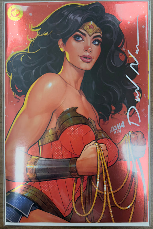 [SIGNED W/ COA] [FOIL] WONDER WOMAN #14 DAVID NAKAYAMA NYCC EXCLUSIVE VIRGIN VAR  [IN STOCK]