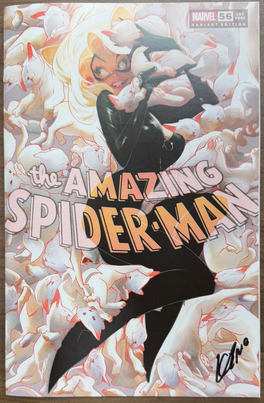 [SIGNED W/ COA] AMAZING SPIDER-MAN #56 UNKNOWN COMICS ALEXANDER LOZANO EXCLUSIVE VAR [IN STOCK]