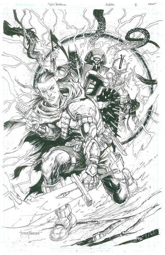 Cable #5 by Tyler Kirkham [ORIGINAL ART]