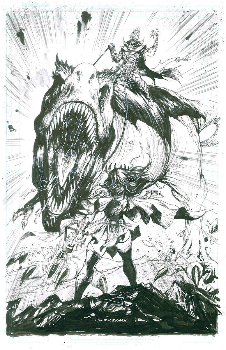 Dark Knight Death Metal #4 by Tyler Kirkham [ORIGINAL ART]