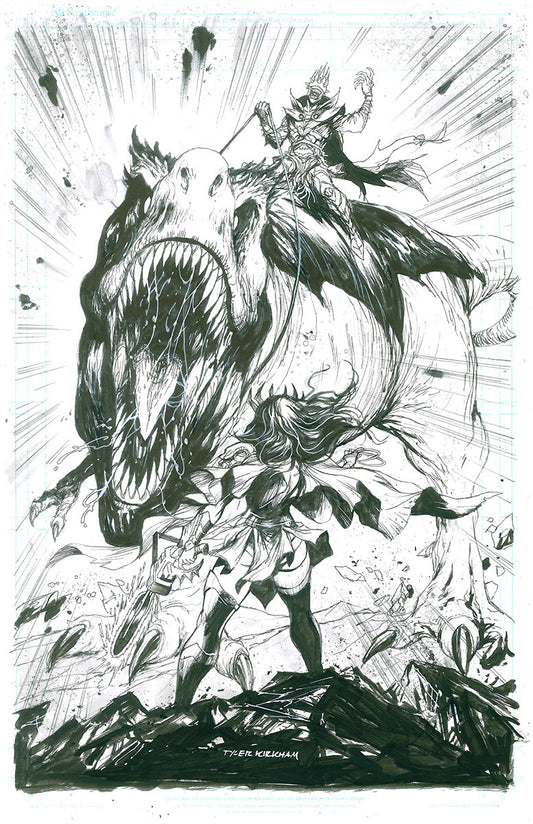 Dark Knight Death Metal #4 by Tyler Kirkham [ORIGINAL ART]