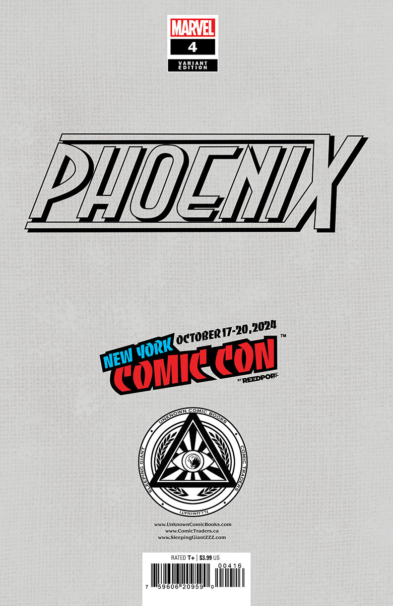 [SIGNED W/ COA] [FOIL] PHOENIX #4 NYCC UNKNOWN COMICS NATHAN SZERDY EXCLUSIVE VIRGIN VAR [IN STOCK]