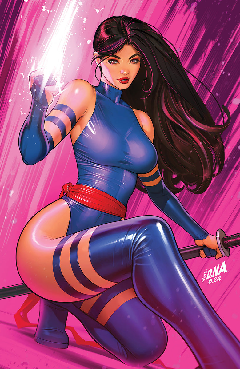 [SIGNED COA]PSYLOCKE #1 UNKNOWN COMICS DAVID NAKAYAMA EXCLUSIVE VIRGIN VAR (04/2025)