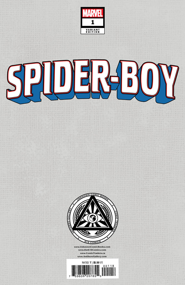 [SIGNED BY KAARE ANDREWS] SPIDER-BOY #1 UNKNOWN COMICS KAARE ANDREWS EXCLUSIVE VAR [IN STOCK]